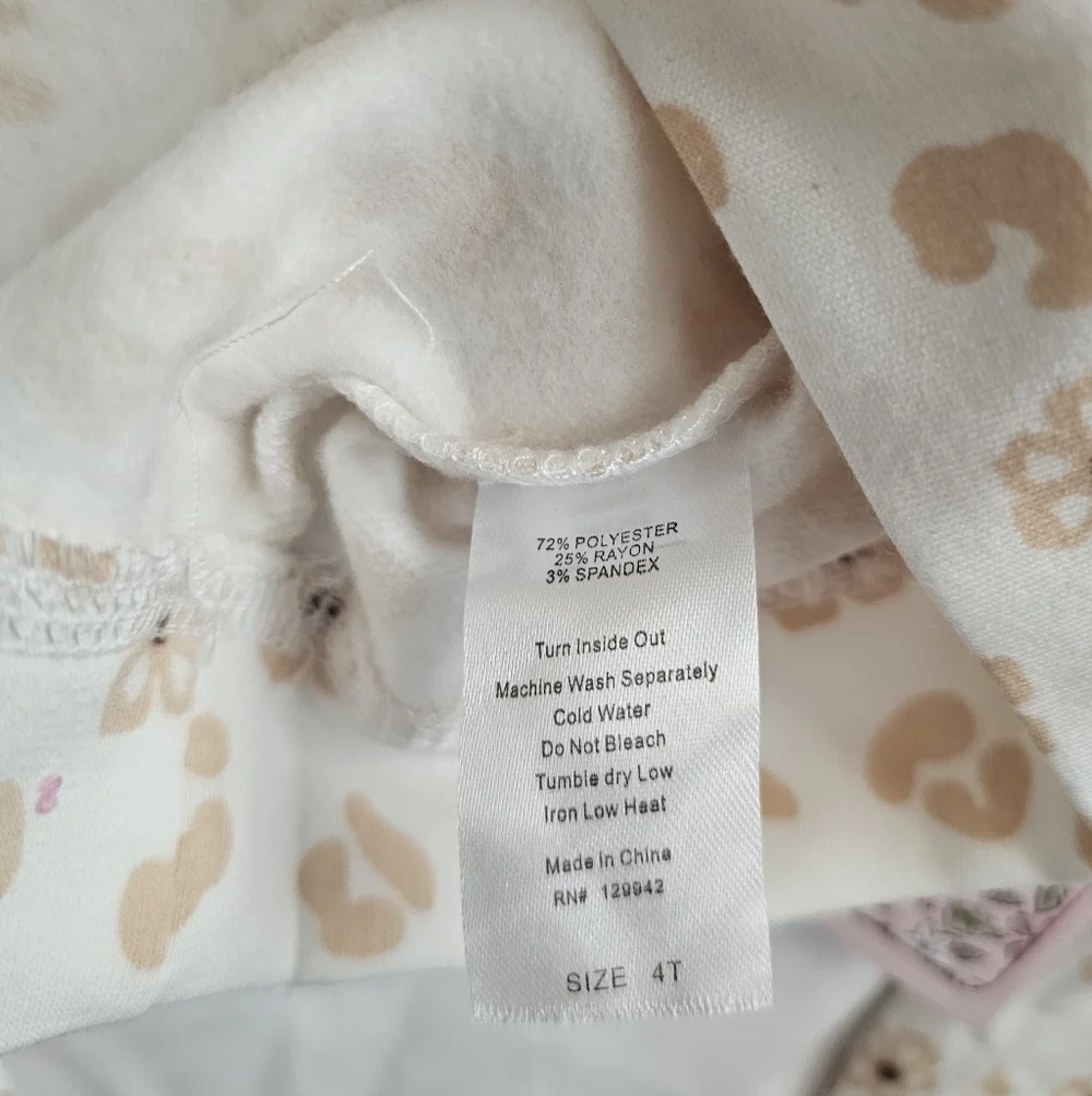 Btween Girls Cream Floral Ruffle Top & Shorts Set- Very Soft- NWT - Picture 8 of 10